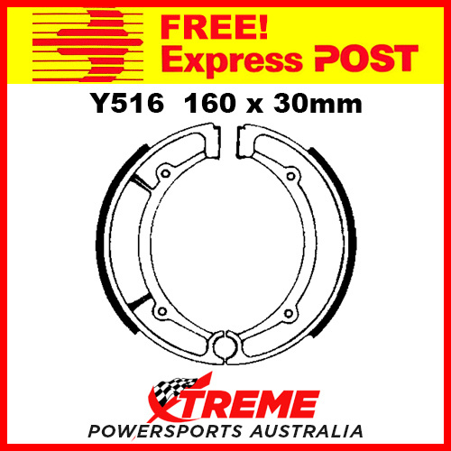 EBC Rear Brake Shoe Yamaha YP 250 Majesty 1996-1999 Y516