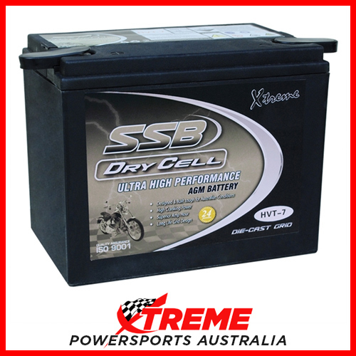 SSB Ultra Performance 12V 500CCA 28AH HVT-7 HD 1000 Sportster XLH 1972-1978 AGM Battery