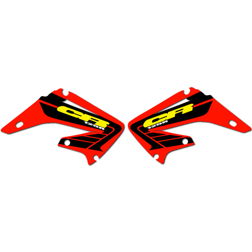 Strike Seats OEM Replica Shroud Graphics for Honda CR125 2002