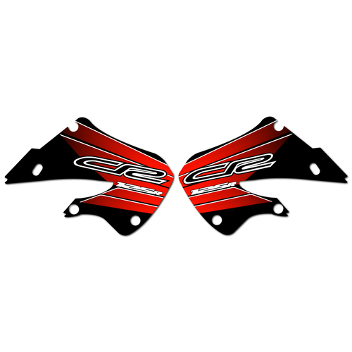 Strike Seats OEM Replica Shroud Graphics for Honda CR125 1999