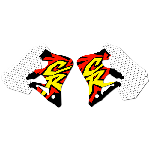 Strike Seats OEM Replica Shroud Graphics for Honda CR250 1996