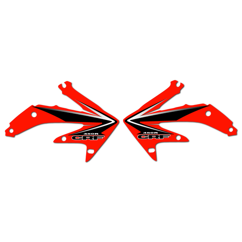 Strike Seats OEM Replica Shroud Graphics for Honda CRF450 2008