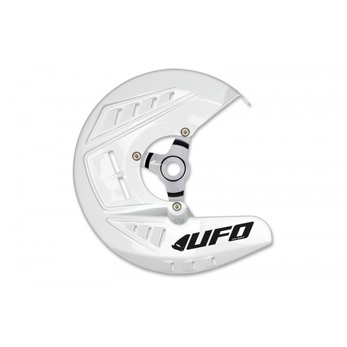 UFO White Front Disc Cover Guard for Kawasaki KX 250F 2013-2020