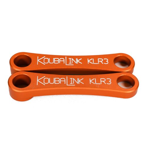 Koubalink Orange 57mm Lowering Link for Kawasaki KLR250 1985-2005