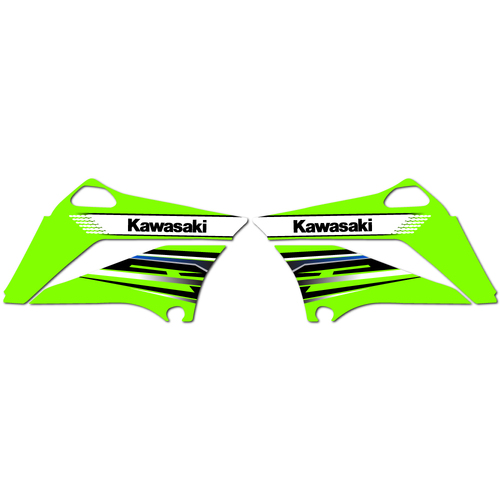 Strike Seats OEM Replica Shroud Graphics for Kawasaki KLX110 2012