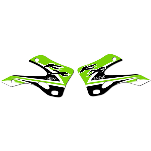 Strike Seats OEM Replica Shroud Graphics for Kawasaki KX250 2002