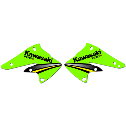 Strike Seats OEM Replica Shroud Graphics for Kawasaki KX250F 2005