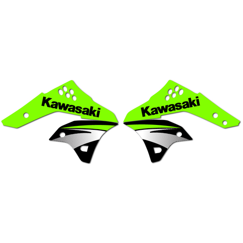 Strike Seats OEM Replica Shroud Graphics for Kawasaki KX250F 2007