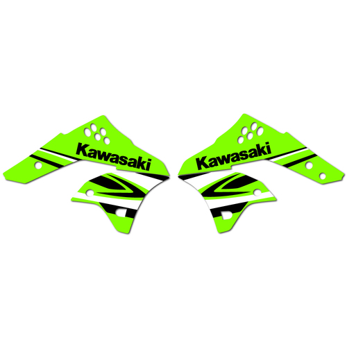 Strike Seats OEM Replica Shroud Graphics for Kawasaki KX250F 2008