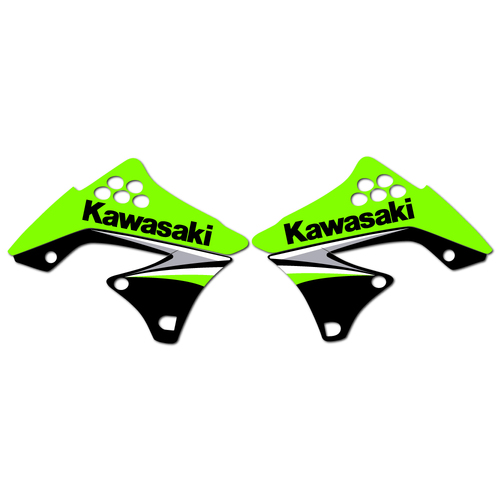 Strike Seats OEM Replica Shroud Graphics for Kawasaki KX250F 2009