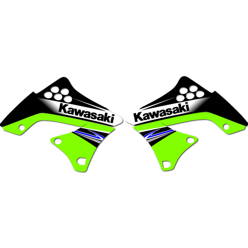 Strike Seats OEM Replica Shroud Graphics for Kawasaki KX250F 2011