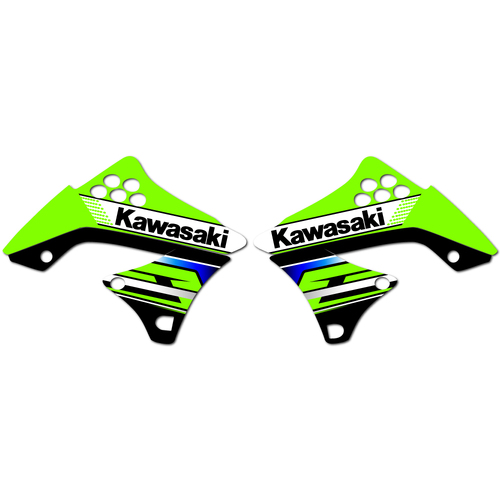 Strike Seats OEM Replica Shroud Graphics for Kawasaki KX250F 2012