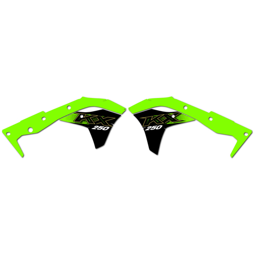 Strike Seats OEM Replica Shroud Graphics for Kawasaki KX250F 2020