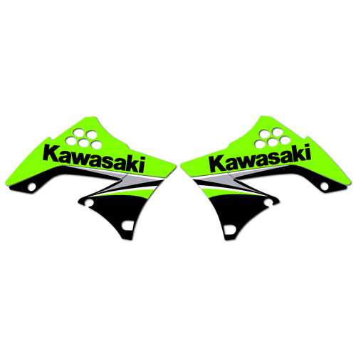 Strike Seats OEM Replica Shroud Graphics for Kawasaki KX450F 2009