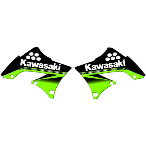 Strike Seats OEM Replica Shroud Graphics for Kawasaki KX450F 2010