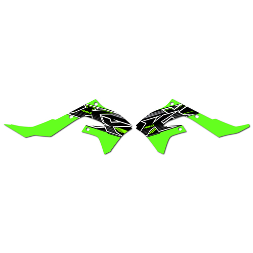 Strike Seats OEM Replica Shroud Graphics for Kawasaki KX450F 2019