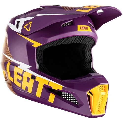 Leatt V23 3.5 Youth Indigo Moto Helmet YM