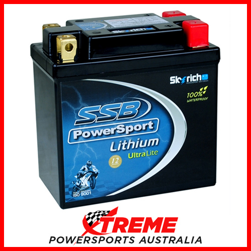 SSB 12V 290 CCA LFP14AHQ-BS Aprilia 500 SCARABEO 2006-2008 Lithium Battery YTX14AH-BS