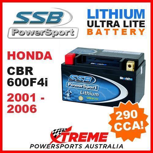 SSB 12V LITHIUM ULTRALITE 290 CCA BATTERY HONDA CBR600F4i CBR 600F4i 2001-2006