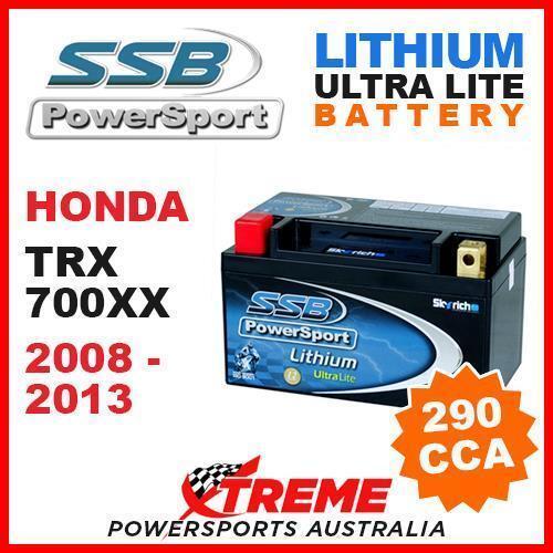 SSB 12V LITHIUM ULTRALITE 290 CCA BATTERY HONDA TRX700XX TRX 700XX 2008-2013