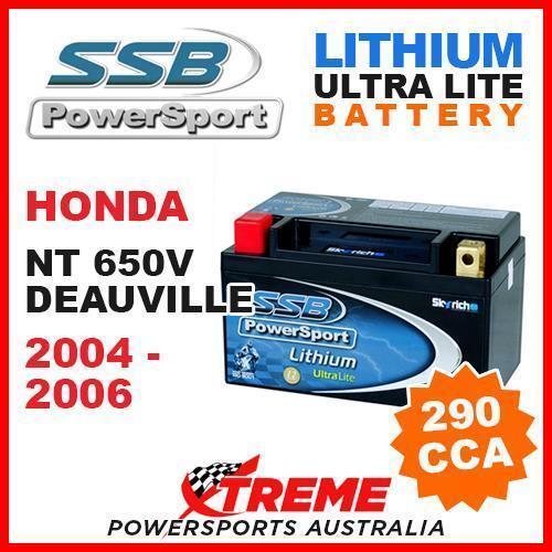 SSB 12V LITHIUM ULTRALITE 290 CCA BATTERY HONDA NT650V NT 650V DEAUVILLE 04-2006