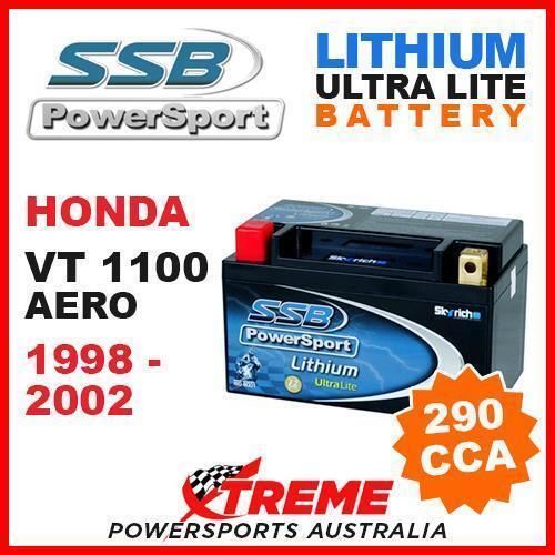 SSB 12V LITHIUM ULTRALITE 290 CCA BATTERY HONDA VT1100 VT 1100 AERO 1998-2002