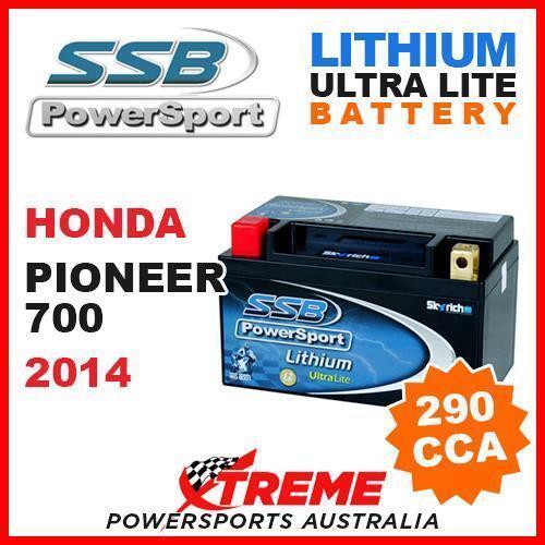 SSB 12V LITHIUM ULTRALITE 290 CCA BATTERY HONDA PIONEER 700 2014 ATV MOTORBIKE