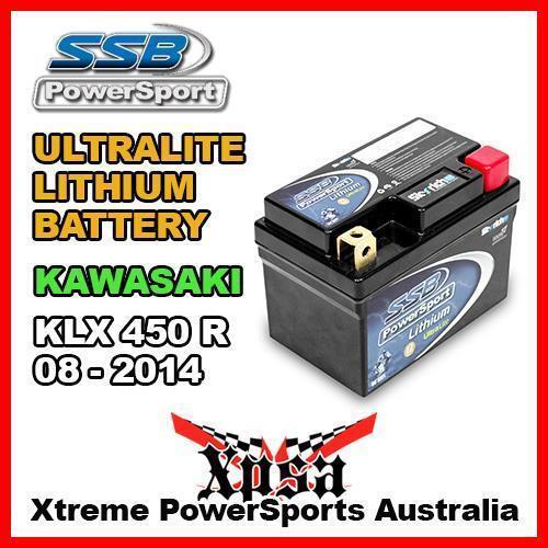 SSB ULTRALITE LITHIUM BATTERY KAWASAKI KLX 450R KLX450R 08-2014 OFFROAD LFP5L-BS