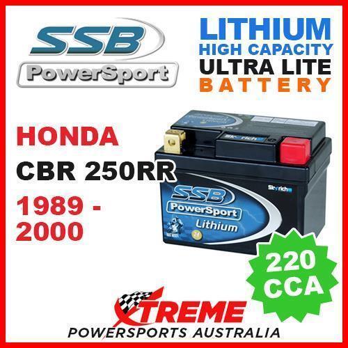 SSB 12V LITHIUM ULTRALITE 220 CCA BATTERY HONDA CBR250RR CBR 250RR 1989-2000