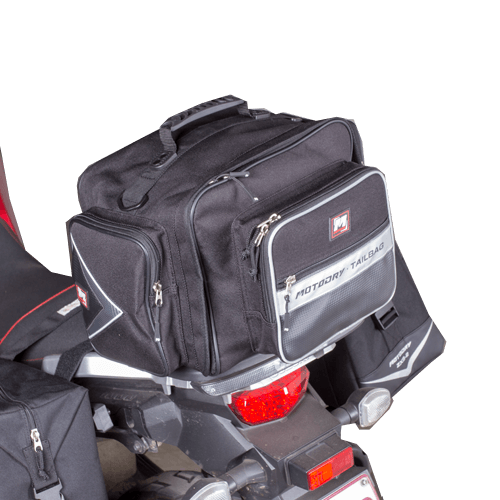 Motodry 23L Platinum/Black (Cruiser/Tail) Rear-Bag