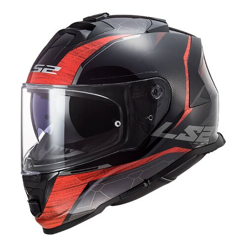 LS2 FF800 STORM CLASSY BLK/RED 2XL