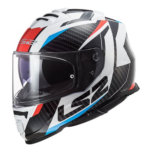 LS2 FF800 STORM RACER WHT/BLU/RED 2XL