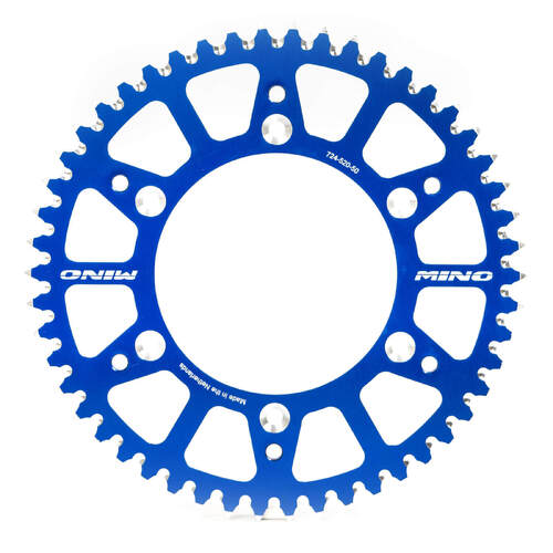 Mino 44 Tooth Blue Rear Alloy Sprocket for Husqvarna CR65 2011-2012