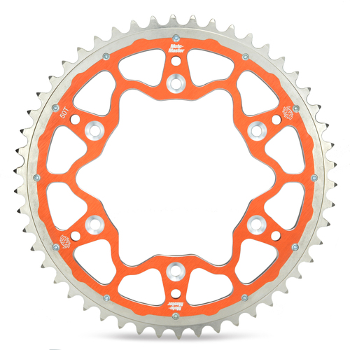 Moto-Master 49T Orange Rear Fusion Stealth Sprocket for Gas-Gas SM 700 2022-2023