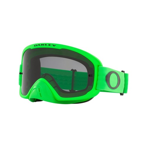 Oakley O Frame 2.0 PRO MX Goggles Moto Green w/ Dark Grey Lens