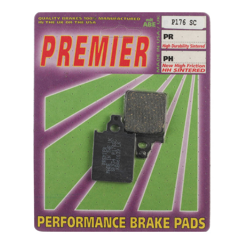 Front Organic Brake Pads for Vespa PX200 (2 Stroke) 1981-2008