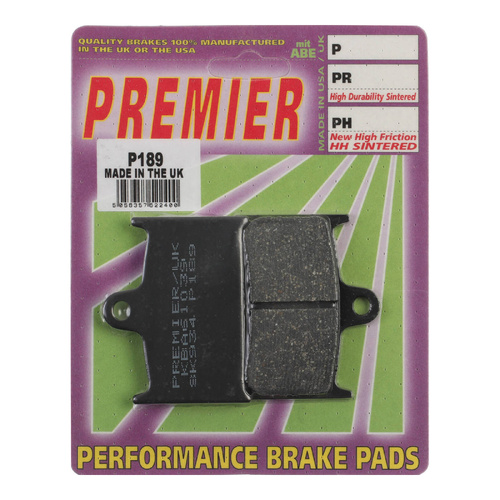 Front Organic Brake Pads for Triumph Daytona, Sport 1000 1996