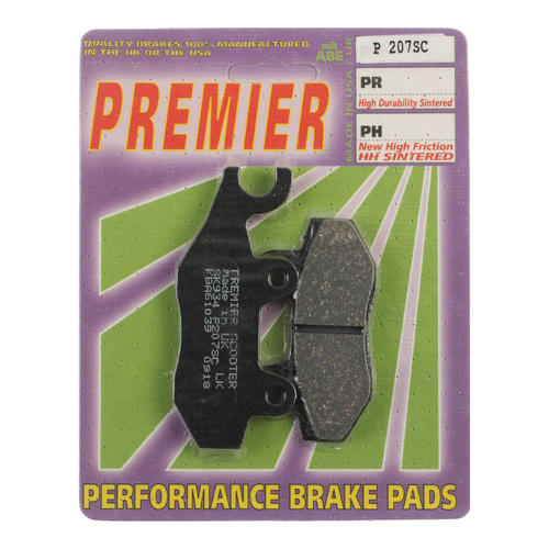 Rear Organic Brake Pads for Kawasaki KLR650S 2024