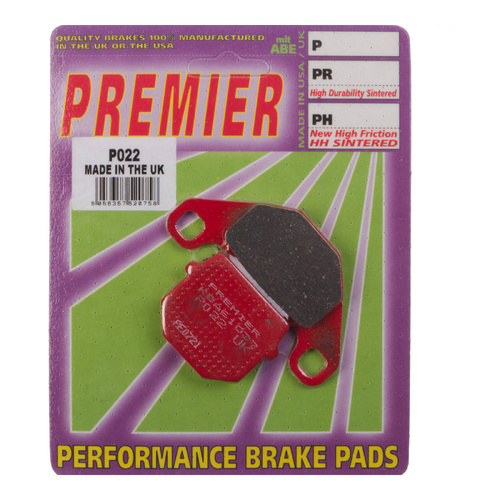 Front Organic Brake Pads for Hyosung SB50 CAB Plus (2 Stroke) 2006