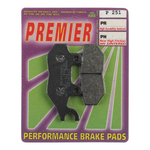 Rear Organic Brake Pads for Triumph America LT 2015-2017