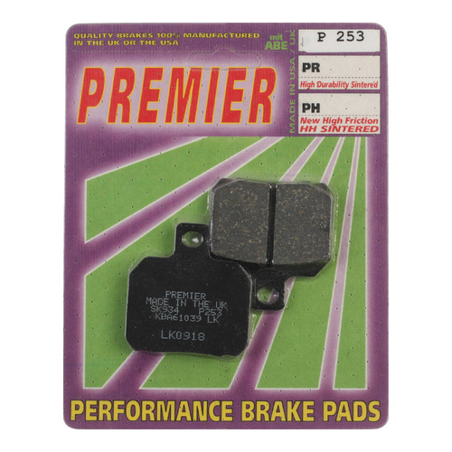 Rear Organic Brake Pads for Aprilia Tuono 1000R (Radial Caliper) 2006-2011