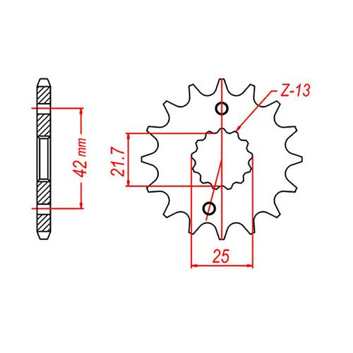 MTX 12 Tooth Front Sprocket for Aprilia RS250 1994-2006