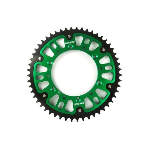 Supersprox 48 Tooth Green Rear Stealth Sprocket for Kawasaki KDX175 1980-1983