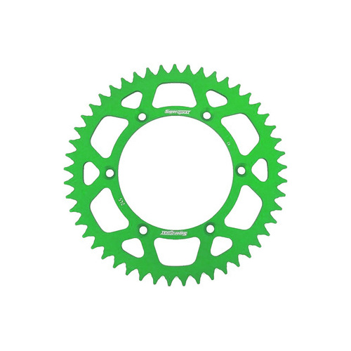 Supersprox 48 Tooth Green Rear Alloy Sprocket for Kawasaki KDX175 1980-1983