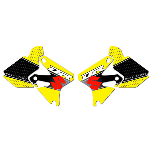 Strike Seats OEM Replica Shroud Graphics for Suzuki DRZ400 2001