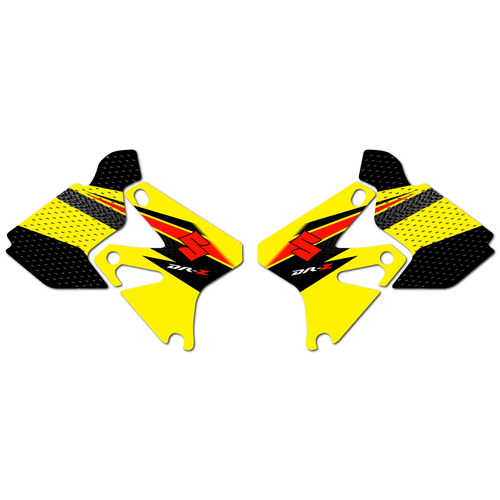 Strike Seats OEM Replica Shroud Graphics for Suzuki DRZ400 2015