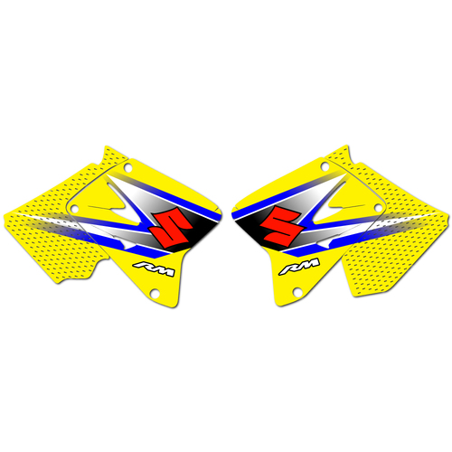 Strike Seats OEM Replica Shroud Graphics for Suzuki RM125 2006