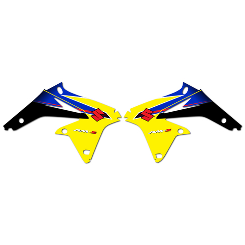 Strike Seats OEM Replica Shroud Graphics for Suzuki RMZ450 2009