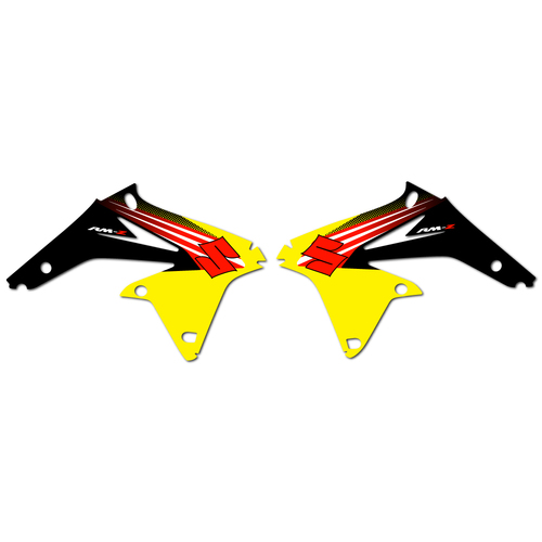 Strike Seats OEM Replica Shroud Graphics for Suzuki RMZ450 2011