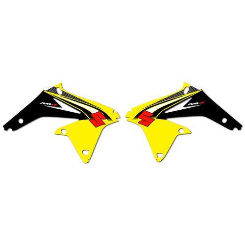 Strike Seats OEM Replica Shroud Graphics for Suzuki RMZ450 2016